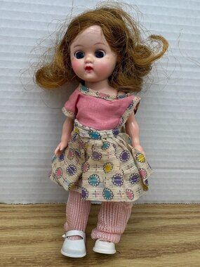 Vintage Cosmopolitan Ginger Doll 7" Dress Stockings Antique Baby Doll